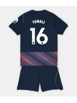 Tottenham Hotspur Sandro Tonali #16 Replika Borta Kläder Barn 2026-27 Kortärmad (+ byxor)